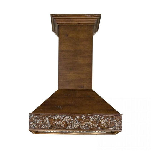 ZLINE 42" Wooden Wall Range Hood, Remote Motor, 373RR - RD - 42 - Farmhouse Kitchen and Bath