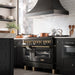 ZLINE 48" Autograph Dual Fuel Range, Black Stainless, Gold, RABZ - 48 - G - Farmhouse Kitchen and Bath