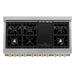 ZLINE 48" Autograph Dual Fuel Range, DuraSnow, Bronze, RASZ - SN - 48 - CB - Farmhouse Kitchen and Bath