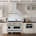 ZLINE 48" Autograph DuraSnow Stainless Steel Range Hood 8654SNZ - 48 - CB - Farmhouse Kitchen and Bath