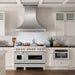 ZLINE 48" Autograph Edition Dual Fuel Range, DuraSnow, RASZ - SN - 48 - G - Farmhouse Kitchen and Bath
