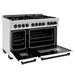 ZLINE 48" Autograph, Range, Dual Fuel, White door, RASZ - WM - 48 - MB - Farmhouse Kitchen and Bath