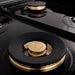 ZLINE 48" Autograph Rangetop, Stainless, Bronze Accents, RTZ - 48 - CB - Farmhouse Kitchen and Bath