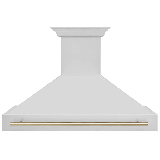 ZLINE 48" Autograph Stainless Wall Range Hood, 8654STZ - 48 - G - Farmhouse Kitchen and Bath