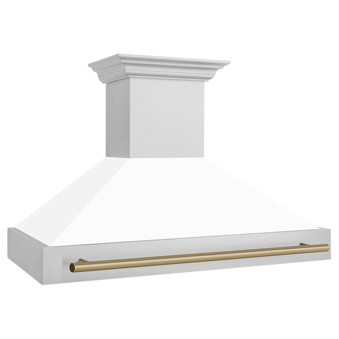 ZLINE 48" Autograph Stainless Wall Range Hood, 8654STZ - WM48 - CB - Farmhouse Kitchen and Bath