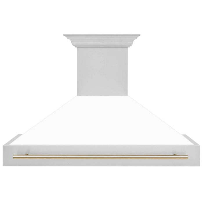 ZLINE 48" Autograph Stainless Wall Range Hood, 8654STZ - WM48 - G - Farmhouse Kitchen and Bath