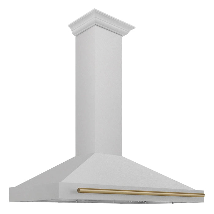 ZLINE 48" Autograph Stainless Wall Range Hood KB4SNZ - 48 - CB - Farmhouse Kitchen and Bath
