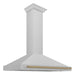 ZLINE 48" Autograph Stainless Wall Range Hood KB4SNZ - 48 - CB - Farmhouse Kitchen and Bath
