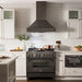 ZLINE 48" Black Stainless Steel Wall Mount Range Hood, BS655N - 48 - Farmhouse Kitchen and Bath