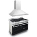 ZLINE 48" Bundle Range RA48 & Wall Range Hood KB - 48, 2KP - RABLMRH48 - Farmhouse Kitchen and Bath