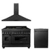 ZLINE 48" Bundled Stainless DualRange RangeHood Dishwasher 3KP - RABRH48 - DW - Farmhouse Kitchen and Bath