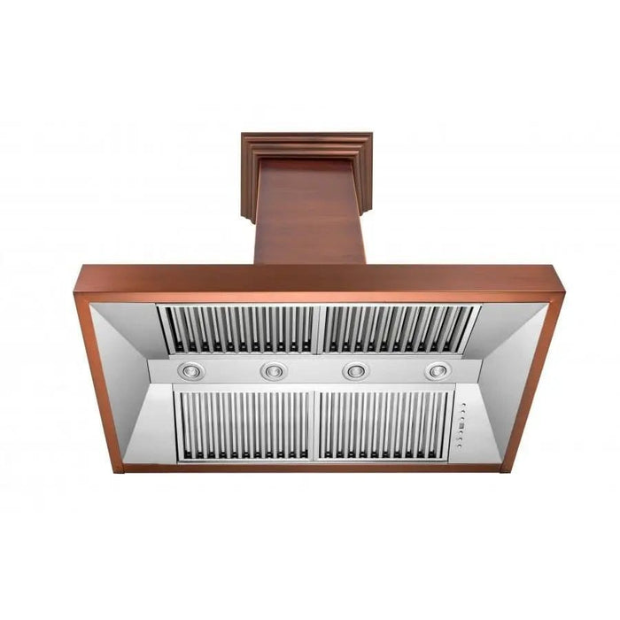 ZLINE 48" Copper Wall Range Hood 8667C - 48 - Farmhouse Kitchen and Bath