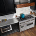 ZLINE 48" Dual Fuel Snow Stainless Range, Snow Stainless Door, RAS - SN - 48 - Farmhouse Kitchen and Bath