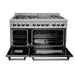 ZLINE 48" Dual Fuel Snow Stainless Range, Snow Stainless Door, RAS - SN - 48 - Farmhouse Kitchen and Bath