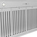 ZLINE 48" Fingerprint Resistant Stainless Steel Range Hood with Stainless Steel Handle KB4SNX - 48 - Farmhouse Kitchen and Bath