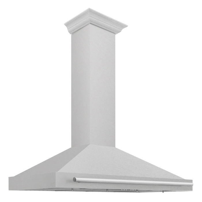 ZLINE 48" Fingerprint Resistant Stainless Steel Range Hood with Stainless Steel Handle KB4SNX - 48 - Farmhouse Kitchen and Bath