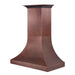 ZLINE 48" Hand - Hammered Copper Finish Wall Range Hood, 8632H - 48 - Farmhouse Kitchen and Bath