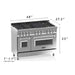 ZLINE 48" Professional Dual Fuel Range with Blue Matte Door, RA - BM - 48 - Farmhouse Kitchen and Bath