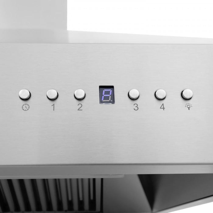 ZLINE 48" Professional Wall Range Hood, Built - in CrownSound® Bluetooth Speakers, 697CRN - BT - 48 - Farmhouse Kitchen and Bath