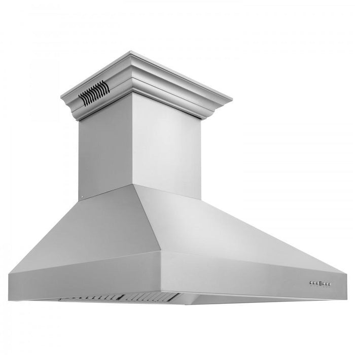 ZLINE 48" Professional Wall Range Hood, Built - in CrownSound® Bluetooth Speakers, 697CRN - BT - 48 - Farmhouse Kitchen and Bath