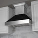 ZLINE 48" Snow Finish Wall Range Hood, Black Matte Shell, 8654BLM - 48 - Farmhouse Kitchen and Bath