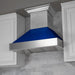 ZLINE 48" Snow Finish Wall Range Hood, Blue Gloss Shell, 8654BG - 48 - Farmhouse Kitchen and Bath