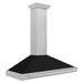 ZLINE 48" Stainless Range Hood Shell, Stainless Handle KB4SNX - BLM - 48 - Farmhouse Kitchen and Bath