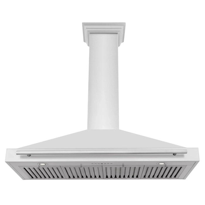 ZLINE 48" Stainless Steel Range Hood with Stainless Steel Handle KB4STX - 48 - Farmhouse Kitchen and Bath