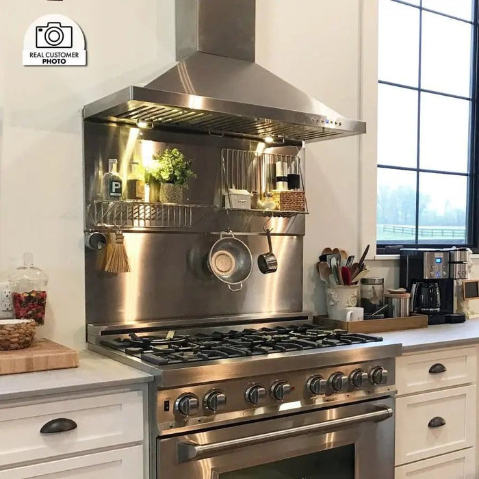 ZLINE 48" Stainless Steel Wall Range Hood, KB - 48 - Farmhouse Kitchen and Bath