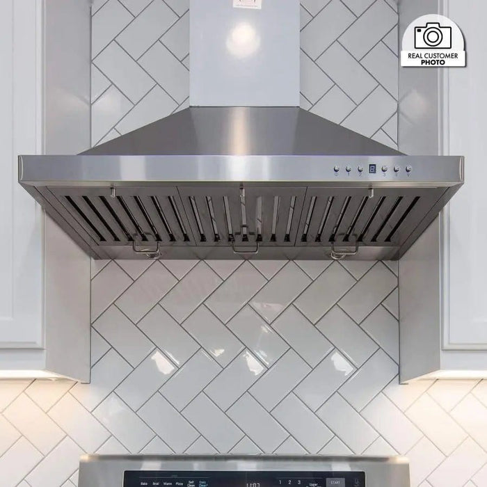 ZLINE 48" Stainless Steel Wall Range Hood, KB - 48 - Farmhouse Kitchen and Bath