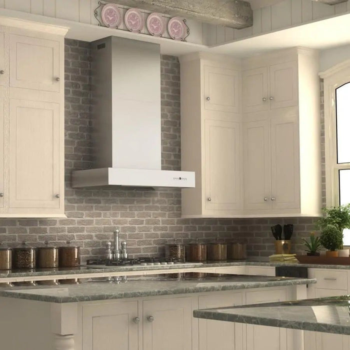 ZLINE 48" Stainless Steel Wall Range Hood, KECOM - 48 - Farmhouse Kitchen and Bath