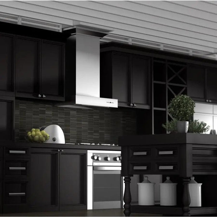 ZLINE 48" Stainless Steel Wall Range Hood, KECOM - 48 - Farmhouse Kitchen and Bath