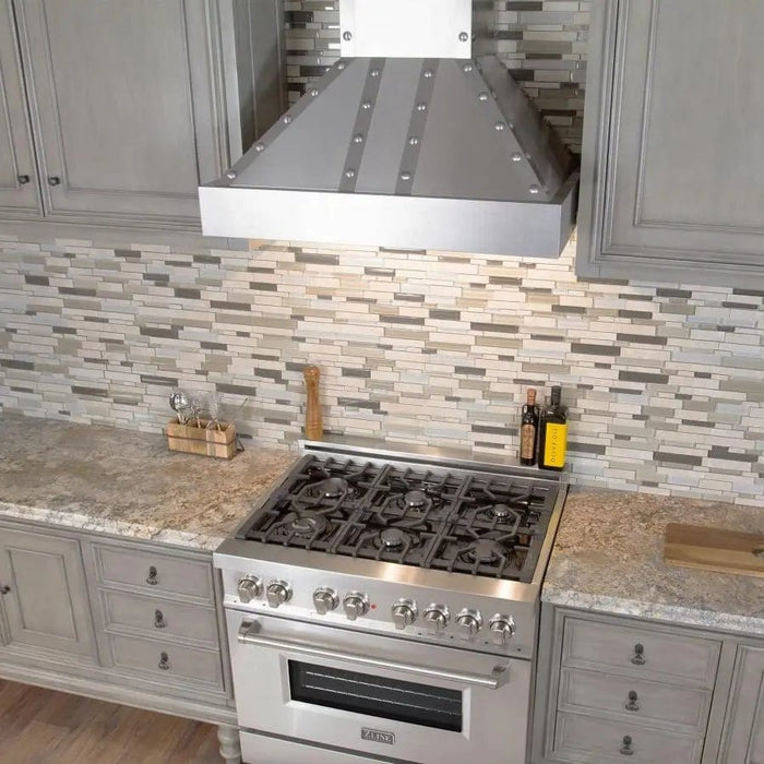 ZLINE 48" Stainless Wall Range Hood 655 - 4SSSS - 48 - Farmhouse Kitchen and Bath