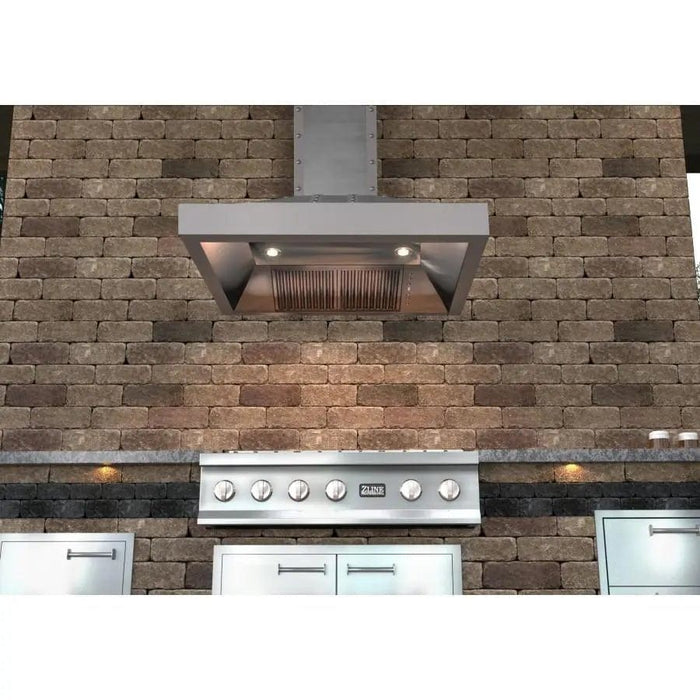 ZLINE 48" Stainless Wall Range Hood 655 - 4SSSS - 48 - Farmhouse Kitchen and Bath