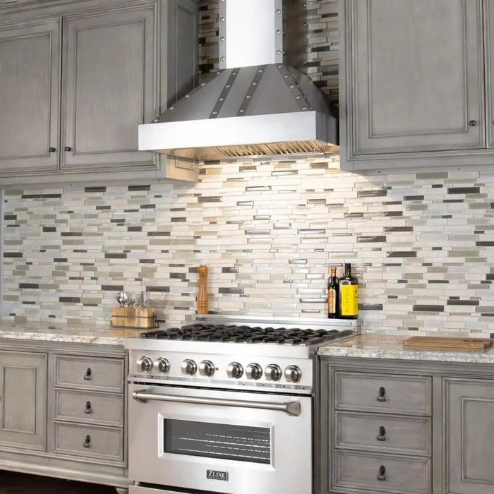 ZLINE 48" Stainless Wall Range Hood 655 - 4SSSS - 48 - Farmhouse Kitchen and Bath