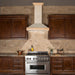 ZLINE 48" Unfinished Wooden Wall Range Hood, KBUF - 48 - Farmhouse Kitchen and Bath