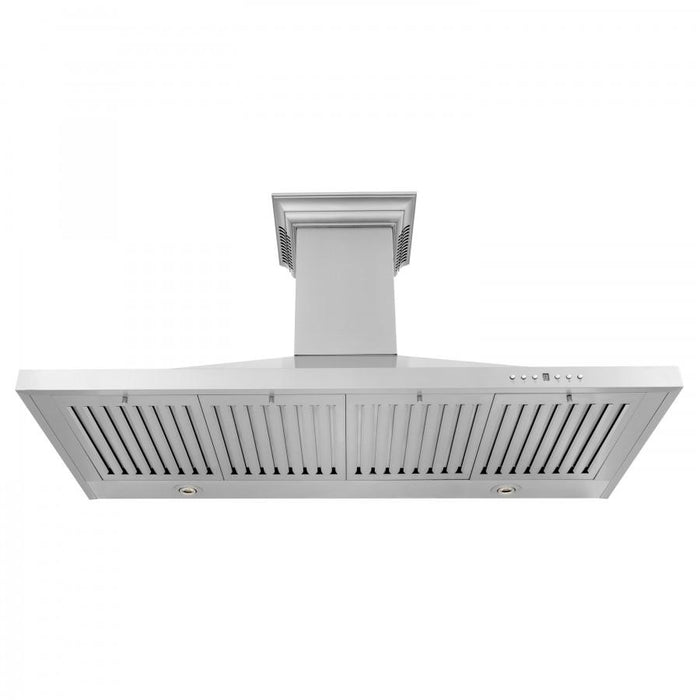 ZLINE 48" Wall Range Hood, Built - in CrownSound® Bluetooth Speakers, KBCRN - BT - 48 - Farmhouse Kitchen and Bath