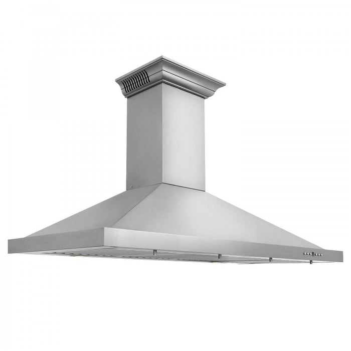 ZLINE 48" Wall Range Hood, Built - in CrownSound® Bluetooth Speakers, KBCRN - BT - 48 - Farmhouse Kitchen and Bath