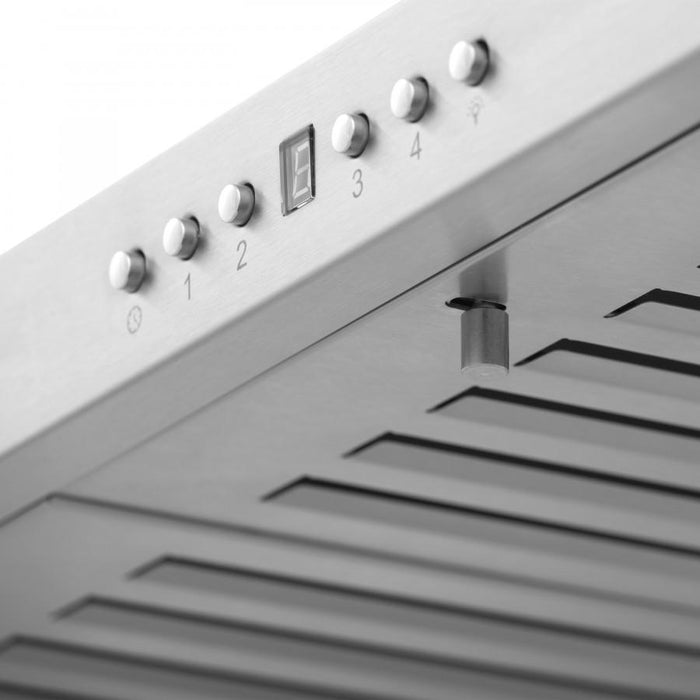 ZLINE 48" Wall Range Hood, Built - in CrownSound® Bluetooth Speakers, KBCRN - BT - 48 - Farmhouse Kitchen and Bath
