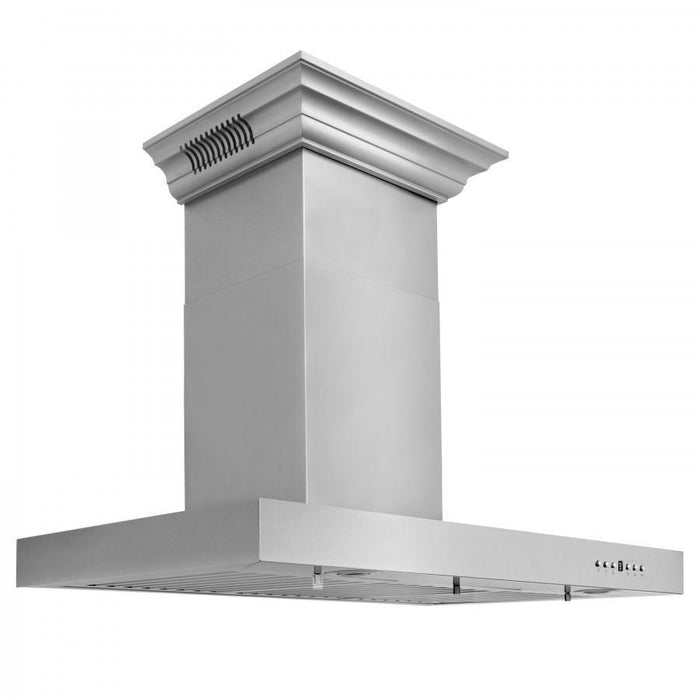 ZLINE 48" Wall Range Hood, Built - in CrownSound® Bluetooth Speakers, KECRN - BT - 48 - Farmhouse Kitchen and Bath