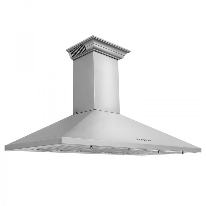 ZLINE 48" Wall Range Hood, Built - in CrownSound® Bluetooth Speakers, KL2CRN - BT - 48 - Farmhouse Kitchen and Bath