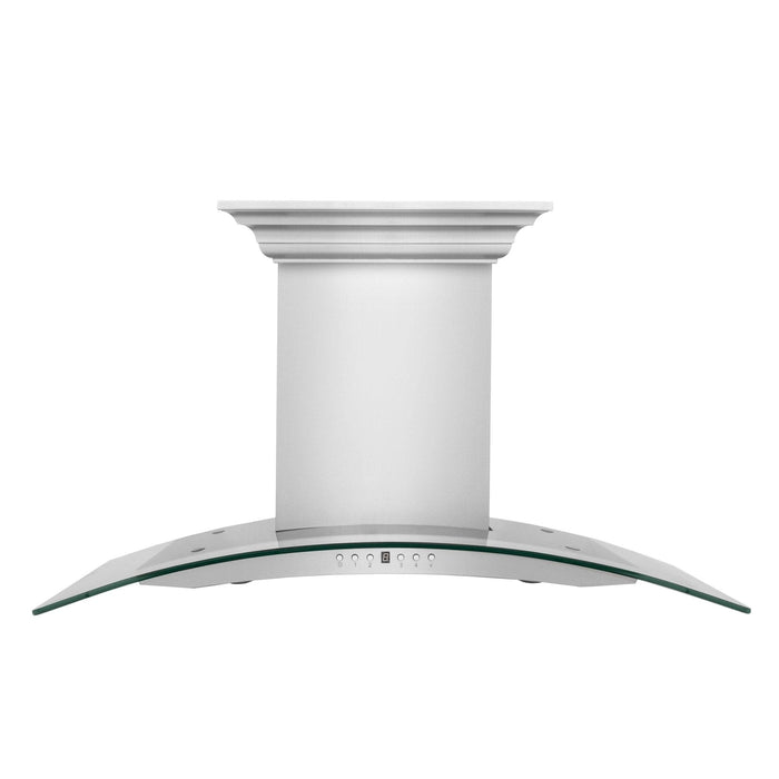 ZLINE 48" Wall Stainless Range Hood, Bluetooth Speakers, KN4CRN - BT - 48 - Farmhouse Kitchen and Bath