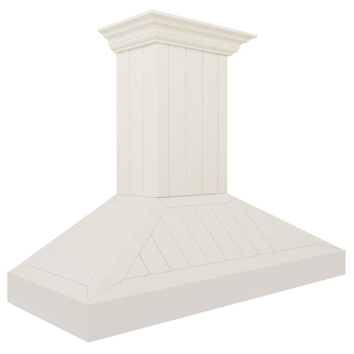 ZLINE 48" Wooden Wall Mount Range Hood in Cottage White, KPTT - 48 - Farmhouse Kitchen and Bath