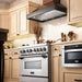 ZLINE 48" Wooden Wall Range Hood, Crown Molding KBAR - 48 - Farmhouse Kitchen and Bath