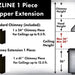 ZLINE 5 Ft. Chimney Extension For Ceilings Up To 12.5 Ft. 8KBB - E - Farmhouse Kitchen and Bath