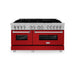 ZLINE 60" 7.4 cu. ft. Dual Fuel Range with Gas Stove and Electric Oven in Fingerprint Resistant Stainless Steel, RAS - RG - 60 - Farmhouse Kitchen and Bath