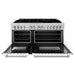 ZLINE 60" 7.4 cu. ft. Dual Fuel Range with Gas Stove and Electric Oven in Stainless Steel and White Matte Door, RA - WM - 60 - Farmhouse Kitchen and Bath