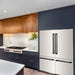 ZLINE 60" Autograph 32.2 cu. ft. 4 - Door French Door Fridge Water/Ice Dispenser Stainless Steel Matte Black Accents RBIVZ - 304 - 60 - MB - Farmhouse Kitchen and Bath