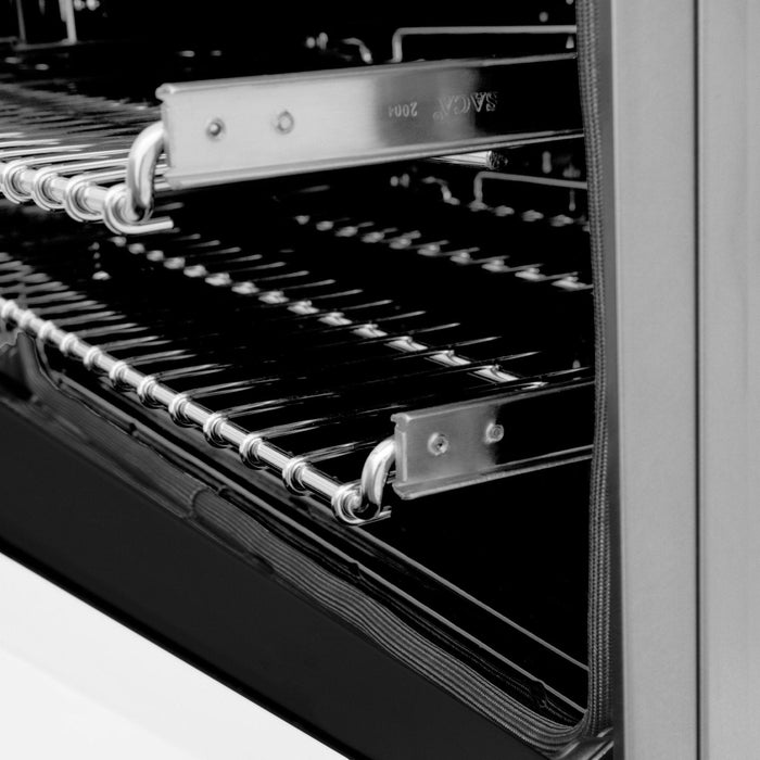 ZLINE 60" Autograph Edition, 7.4 cu. ft. Dual Fuel Range, RAZ - WM - 60 - MB - Farmhouse Kitchen and Bath
