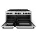 ZLINE 60" Autograph Edition, 7.4 cu. ft. Dual Fuel Range, RAZ - WM - 60 - MB - Farmhouse Kitchen and Bath